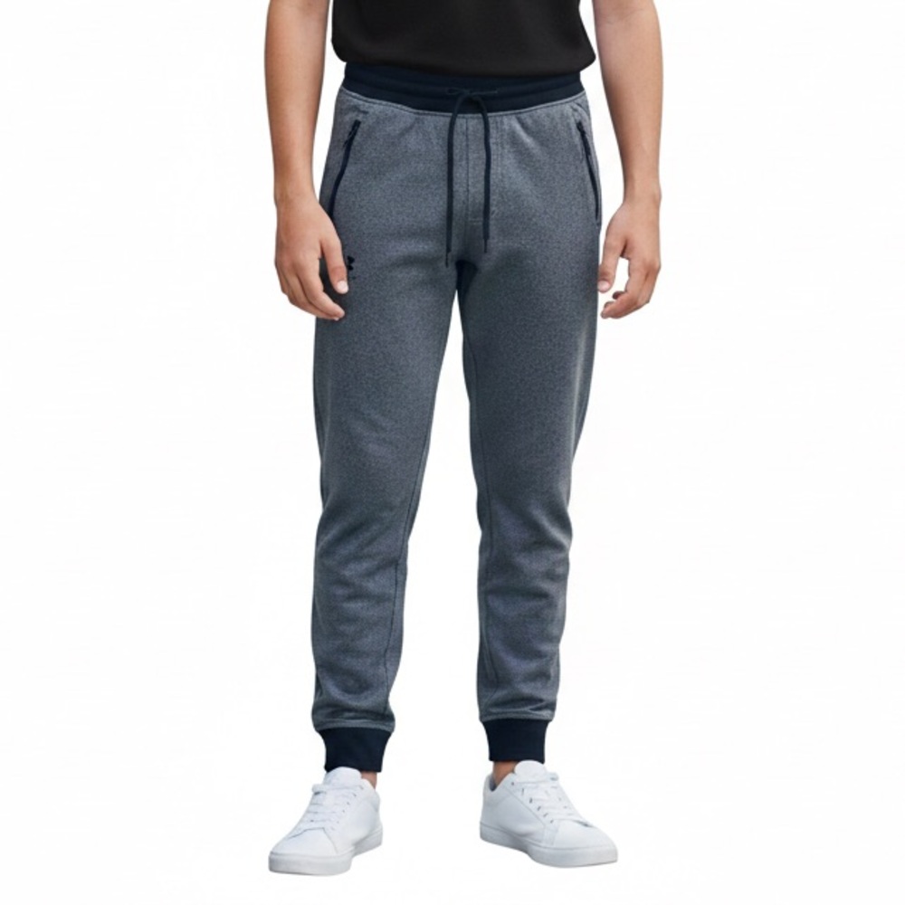 Under Armour Grey Black Activewear Pants Men Small - Picture 7 of 7